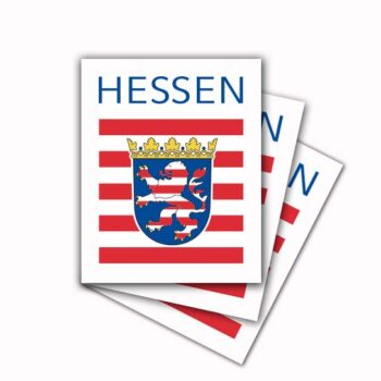 Aufkleber Hessen-Marke