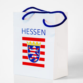 Papiertragetasche mit Logo klein