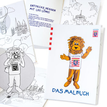 Das Malbuch - Entdecke Hessen mit Leo Löwe