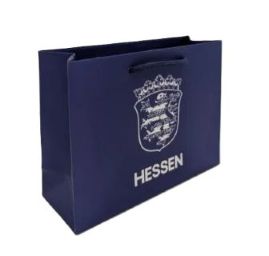 Papiertragetasche Hessen, Blau, klein